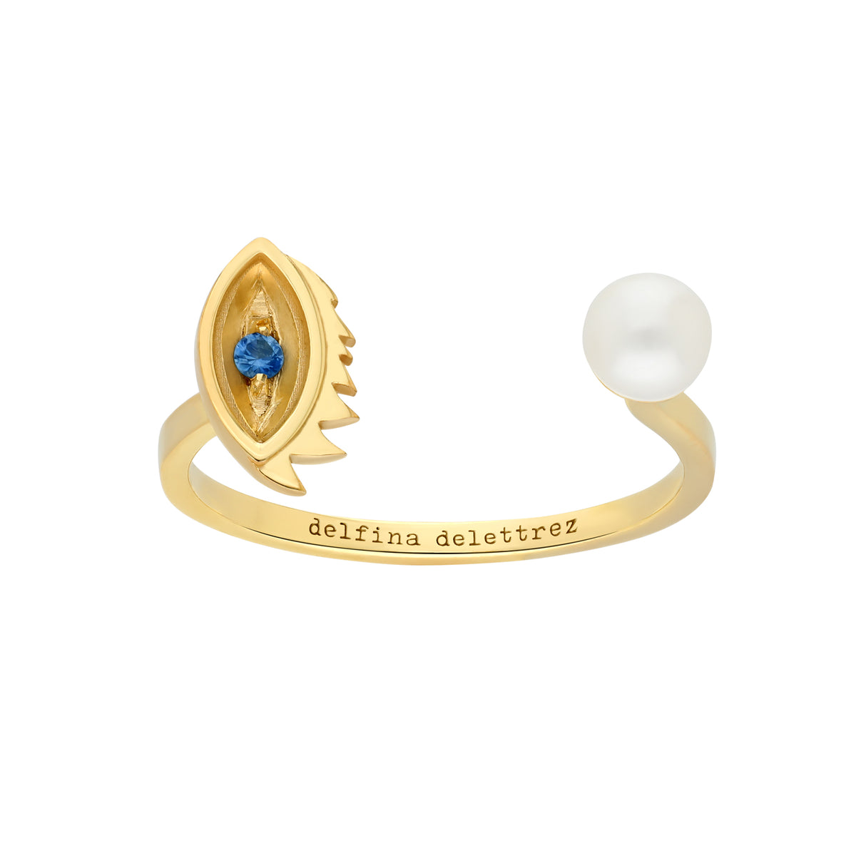 Delfina delettrez store eye ring