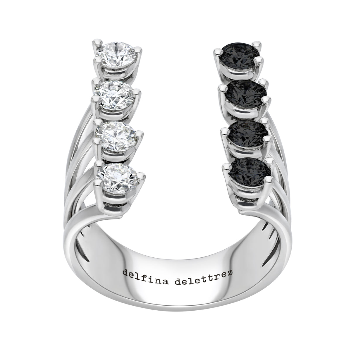 Delfina Delettrez 3 Dots ring - Metallic